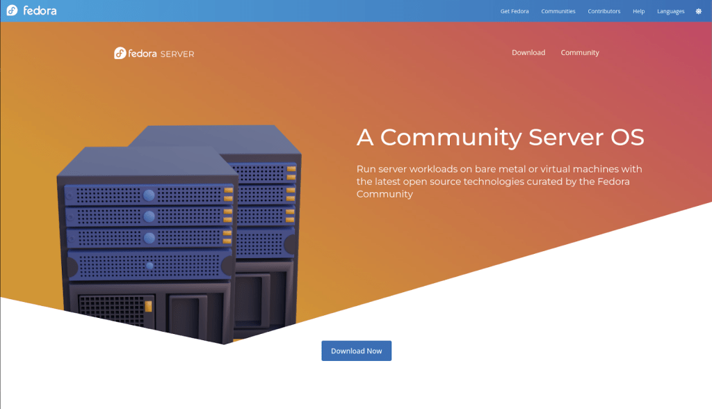 Fedora Server Front Page&nbsp;Revamp